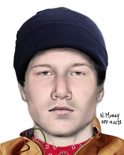 Forensic sketch of suspect